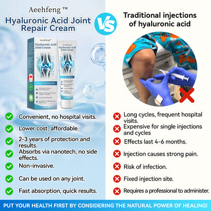 Aeehfeng™  Hyaluronic Acid Joint Repair Cream  (Thorough Treatment of Arthritis, Neuralgia, Muscle Pains) 👩‍⚕️