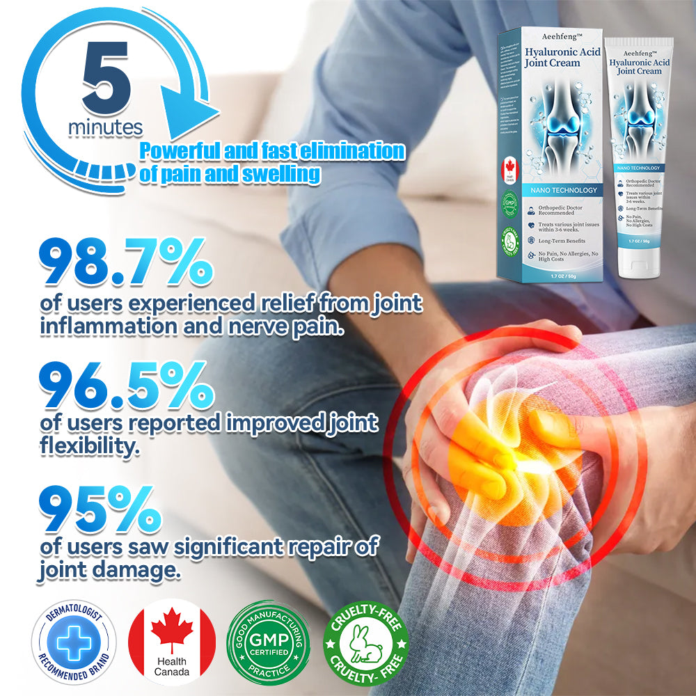 Aeehfeng™  Hyaluronic Acid Joint Repair Cream  (Thorough Treatment of Arthritis, Neuralgia, Muscle Pains) 👩‍⚕️