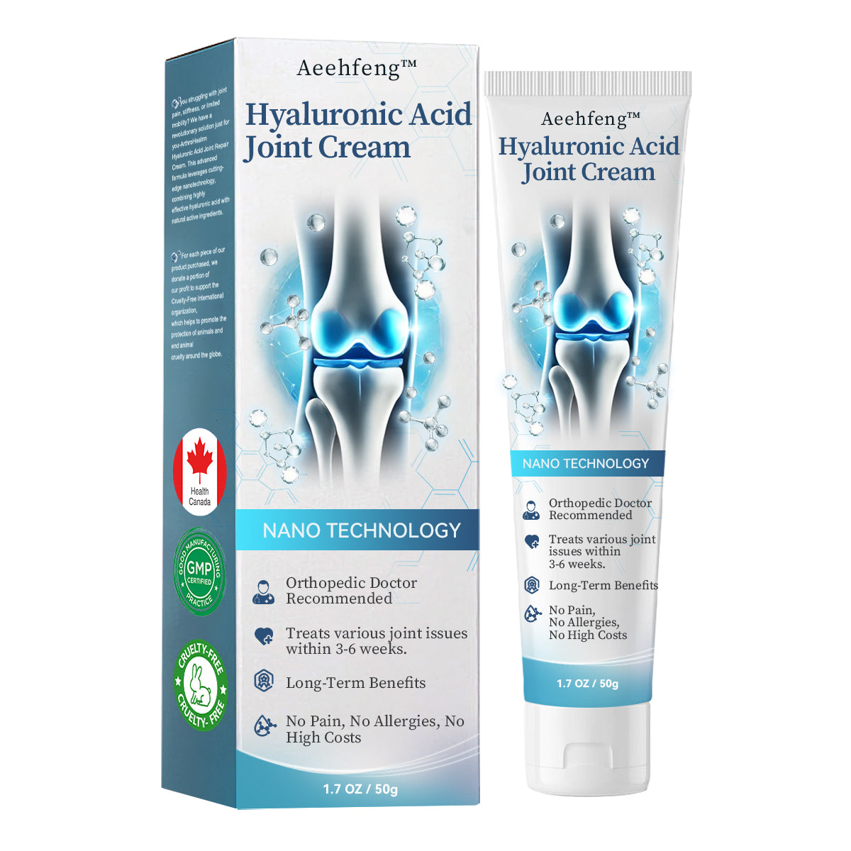 Aeehfeng™  Hyaluronic Acid Joint Repair Cream  (Thorough Treatment of Arthritis, Neuralgia, Muscle Pains) 👩‍⚕️